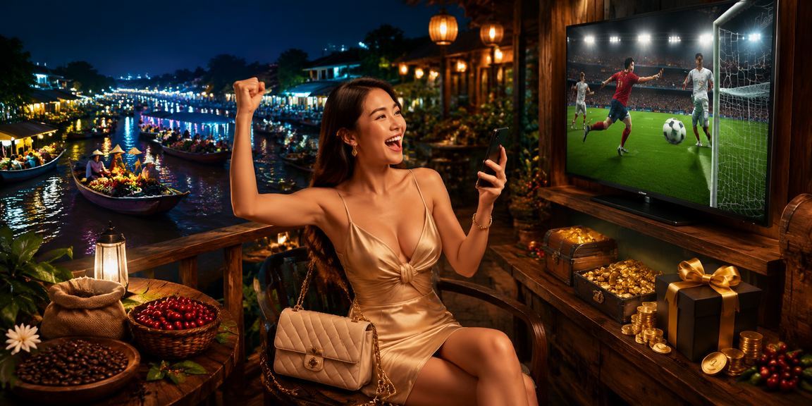Người dùng tại Cần Thơ đọc thông tin đánh giá cá cược tại quán cà phê