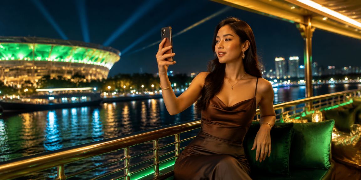 Người chơi bài tại quán cà phê vùng Mekong, trải nghiệm cá cược trực tuyến trên điện thoại
